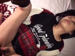 Momo Sakata is fucked in hairy pussy and her mouth