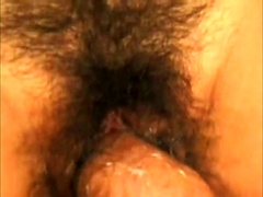 Sky Sarahy gets her bushy vagina fucked in close-up video