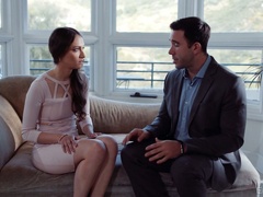 Naughty GF Izzy Lush treats dude with a nice blowjob and enjoys mish